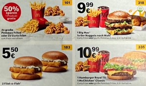 Aktuelle McDonalds Gutscheine PDFs gültig bis zum