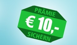 10 Euro Bargeldprämie für deine Bestellung